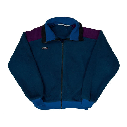 Made In USA Columbia Fleece Jacket - Large Blue Polyester
