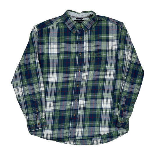 Tommy Hilfiger Checked Shirt - XL Green Cotton