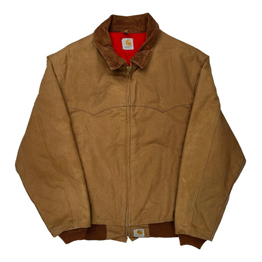 80S Carhartt Santa Fe Jacket - XL Brown Cotton