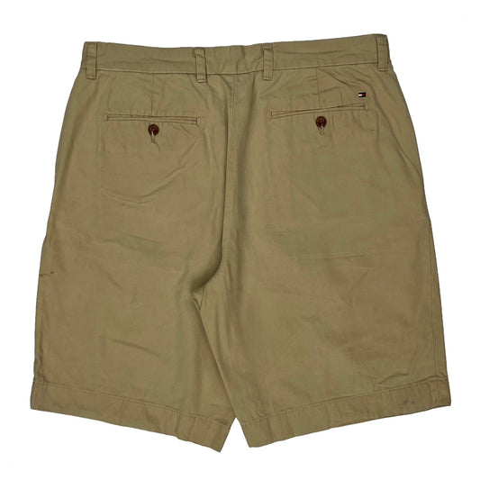 Tommy Hilfiger Chino Shorts - 34W 10L Beige Cotton