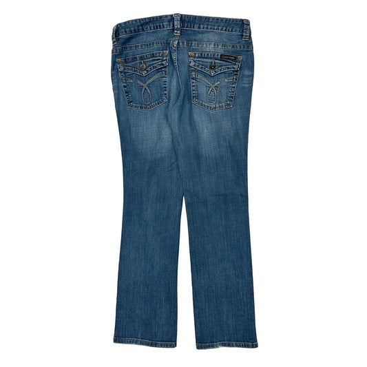 Calvin Klein Jeans Boot Cut Jeans - 34W UK 12 Light Wash Denim