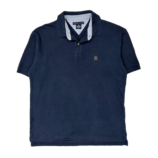 Tommy Hilfiger Polo Shirt - XL Navy Cotton