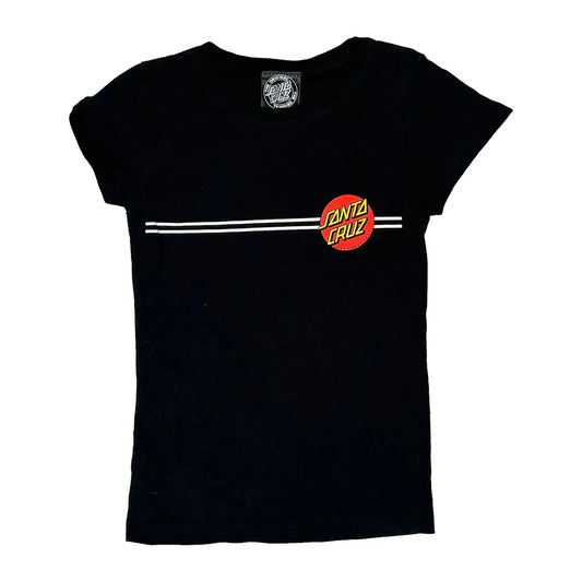 Age 3-4 Santa Cruz Graphic T-Shirt - XS Black Cotton