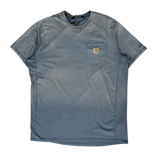 Carhartt T-Shirt - XL Blue Cotton