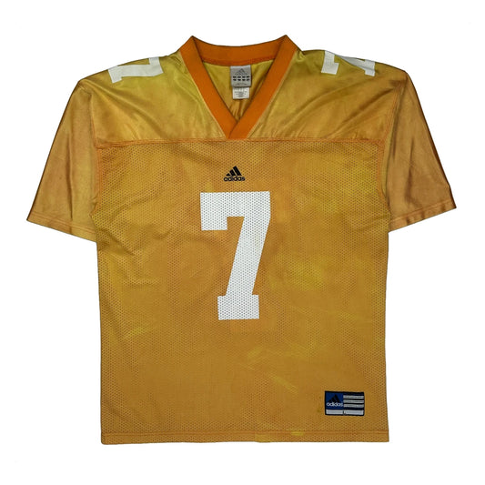 Vintage Number 7 Adidas Nfl Football Shirt - Large Yellow Polyester
