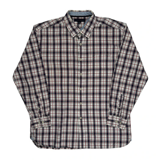 Tommy Hilfiger Checked Shirt - XL Multicoloured Cotton