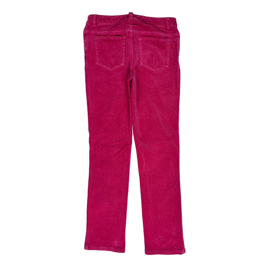Age 7-8 Ralph Lauren Skinny Cord Trousers - Medium Pink Corduroy