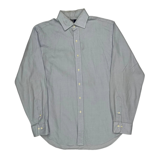 Polo By Ralph Lauren Shirt - Large Grey Cotton