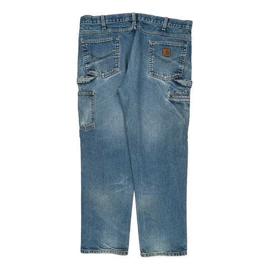 Carhartt Carpenter Jeans - 40W 32L Blue Cotton