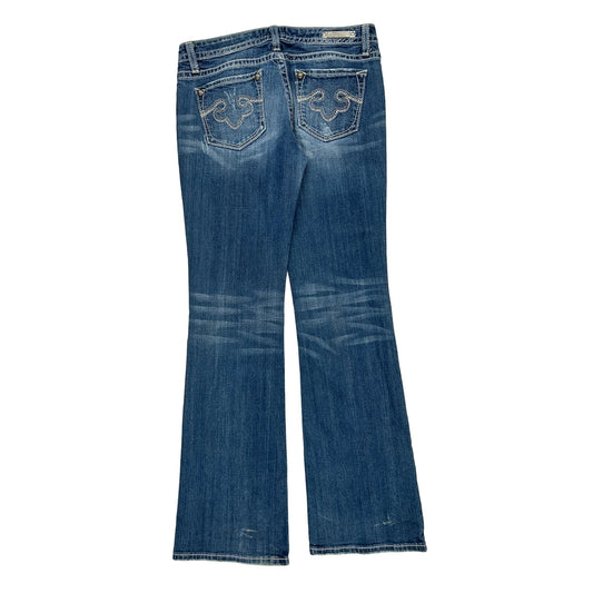 Unbranded Boot Cut Jeans - 30W UK 8 Blue Cotton