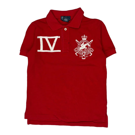 Vintage Age 6 Polo By Ralph Lauren Polo Shirt - Small Red Cotton