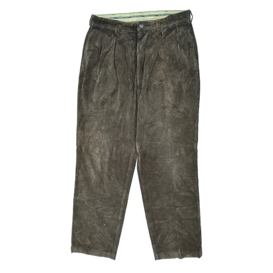 Ralph Lauren Cord Trousers - 35W 28L Brown Cotton