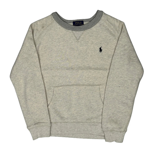 Age 6 Polo By Ralph Lauren Sweatshirt - Small Grey Cotton