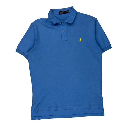 Polo By Ralph Lauren Polo Shirt - Medium Blue Cotton