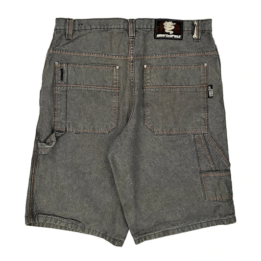 Southpole Carpenter Shorts - 38W 11L Grey Cotton