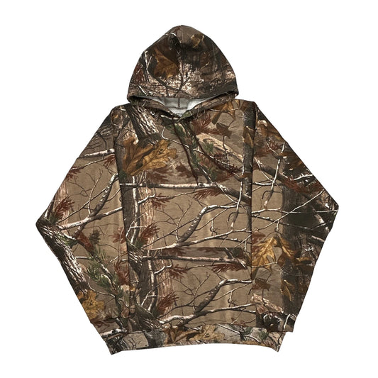 Russell Outdoors Camo Hoodie - 2XL Khaki Cotton Blend