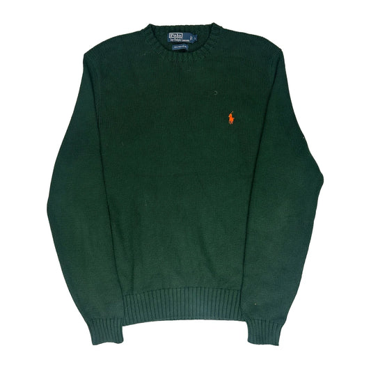 Polo By Ralph Lauren Jumper - Large Green Cotton