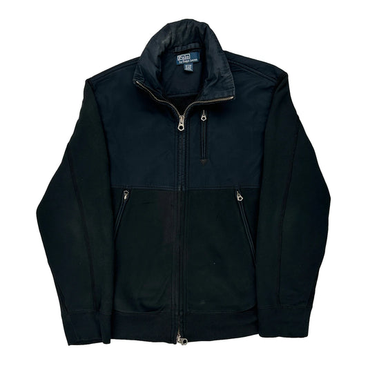 Polo By Ralph Lauren Jacket - Large Black Cotton Blend