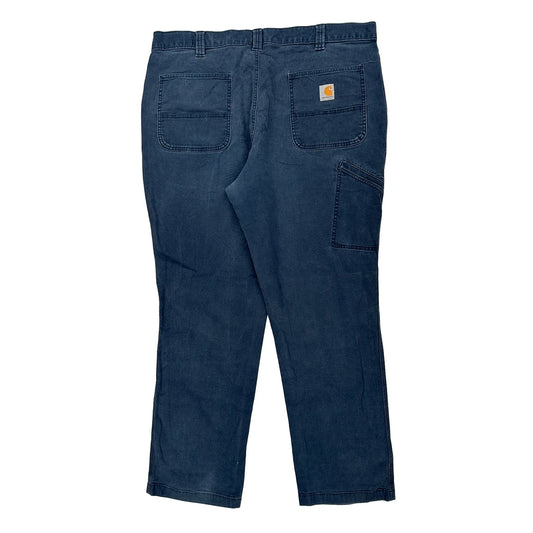 Carhartt Carpenter Trousers - 40W 32L Blue Cotton