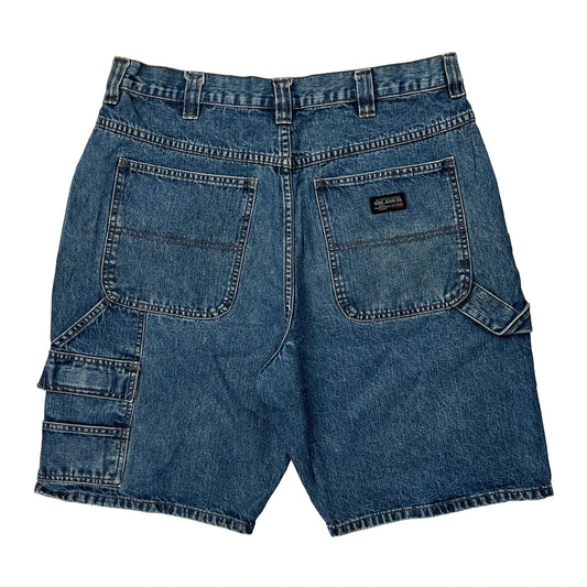 Wrangler Denim Shorts - 32W 9L Blue Denim