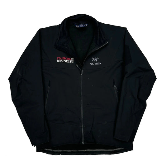 Vintage Stanford Business Arc''Teryx Collared Jacket - XL Black Polyester