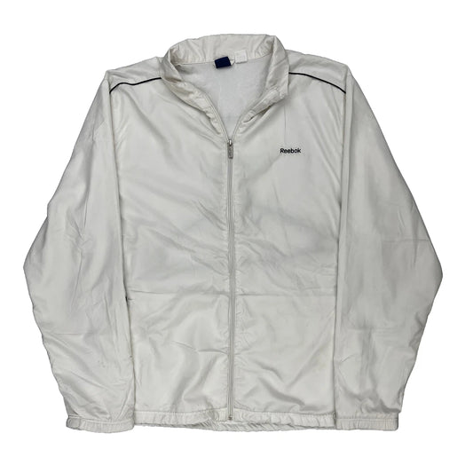 Reebok Windbreaker - 2XL White Polyester