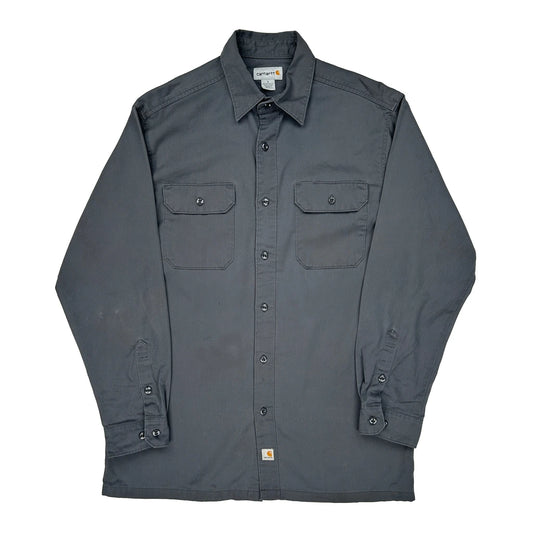 Carhartt Shirt - Large Grey Polyester Blend