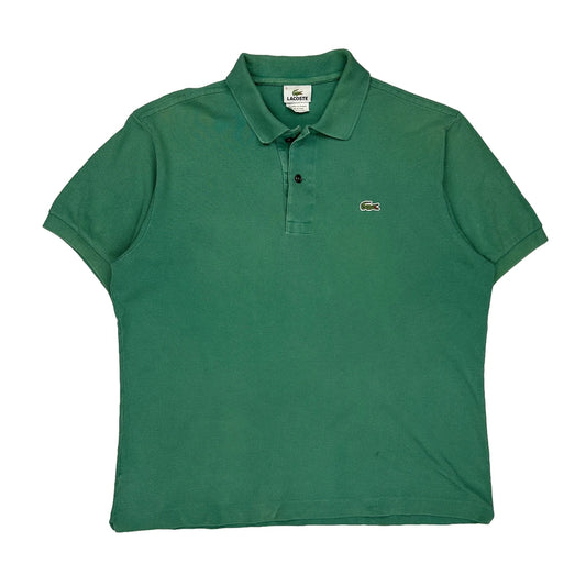 Lacoste Polo Shirt - Large Green Cotton