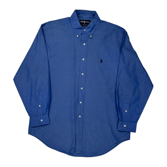 Yarmouth Ralph Lauren Shirt - Large Blue Cotton