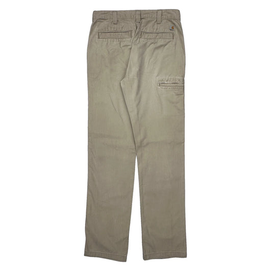Carhartt Carpenter Trousers - 32W 36L Beige Cotton