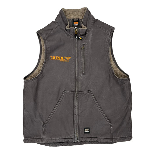 Berne Gilet - XL Grey Cotton Blend