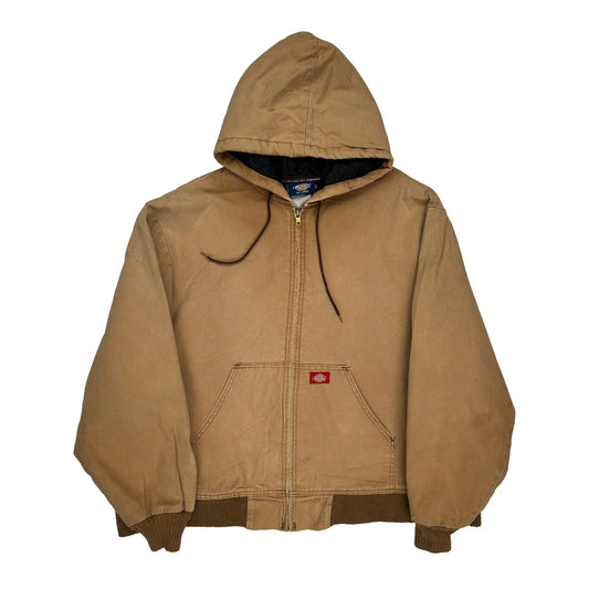 Vintage Dickies Work Jacket - 2XL Brown Cotton
