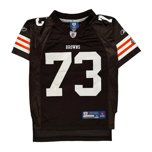 Age 8 Browns Reebok Nfl Jersey - Small Brown Polyester