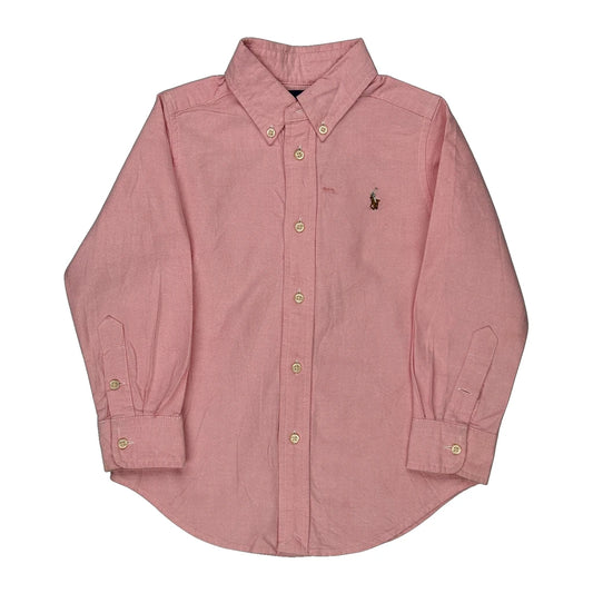 Age 4 Ralph Lauren Shirt - Small Pink Cotton