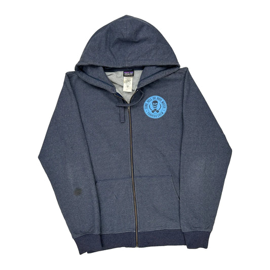 Patagonia Hoodie - Medium Blue Cotton Blend