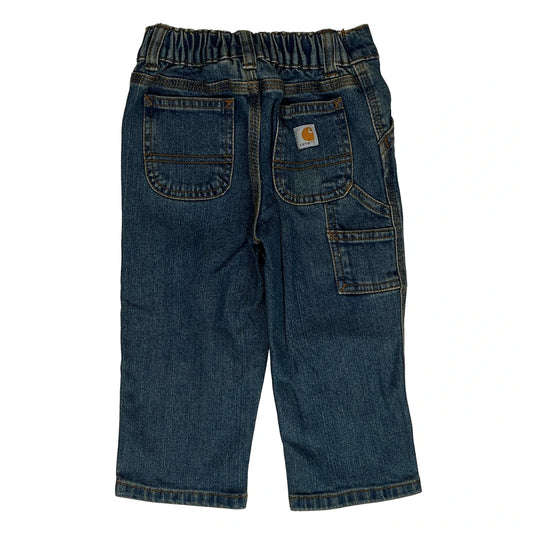 Age 18 Months Carhartt Carpenter Jeans - 2XS Dark Wash Cotton Blend