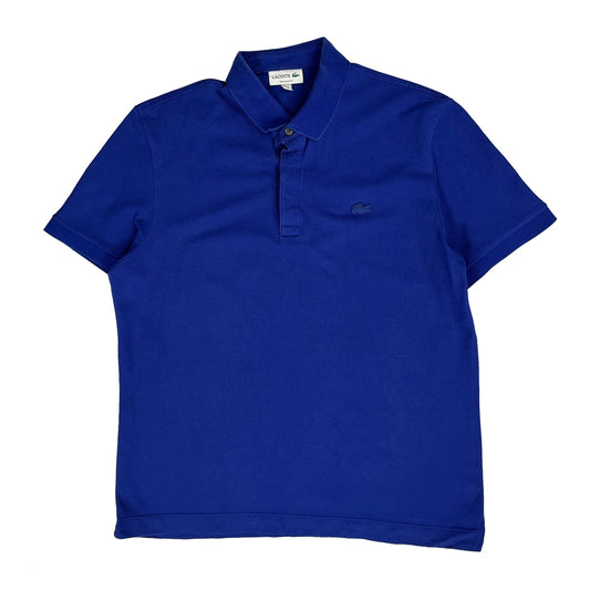 Lacoste Polo Shirt - XL Blue Cotton