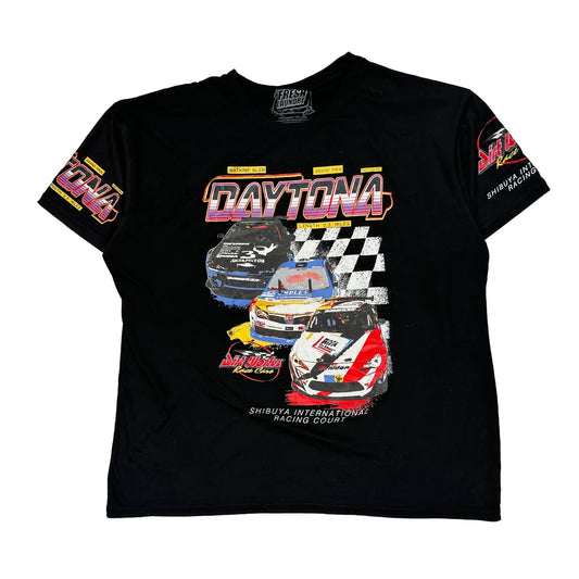 Daytona Fresh Laundry Graphic T-Shirt - 2XL Black Polyester Blend
