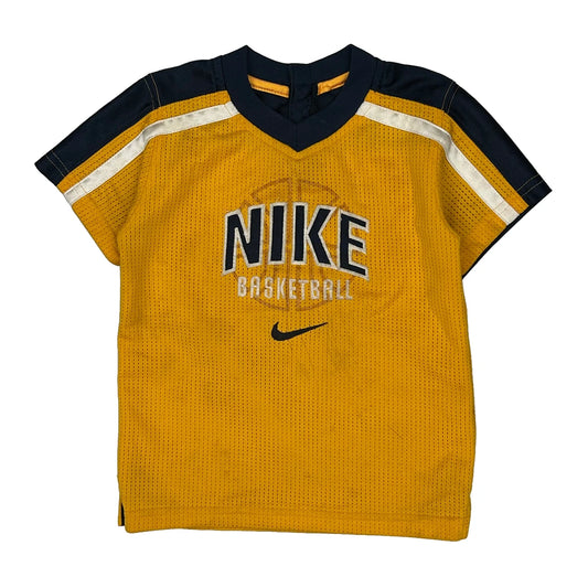 Age 24 Months Nike Graphic Jersey - 2XS Yellow Mesh