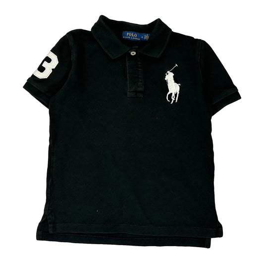 Age 6 Polo By Ralph Lauren Polo Shirt - XS Black Cotton