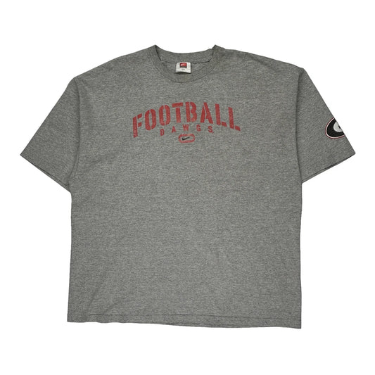 Dawgs Nike T-Shirt - 2XL Grey Cotton