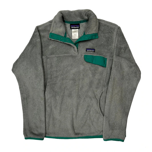 Vintage Patagonia Fleece Jacket - Large Grey Polyester