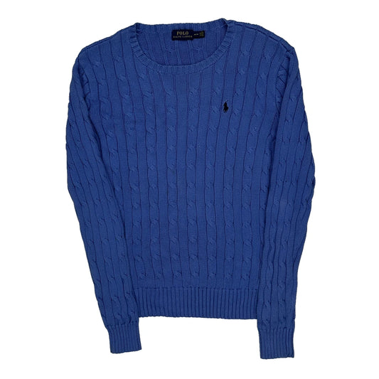 Polo By Ralph Lauren Jumper - Medium Blue Cotton