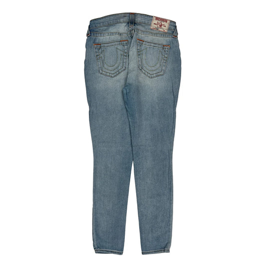True Religion Skinny Fit Jeans - 30W UK 8 Light Wash Denim