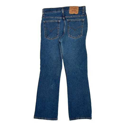 Made In USA Levis Boot Cut Jeans - 29W UK 10 Blue Cotton