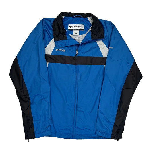 Columbia Windbreaker - Medium Blue Polyester