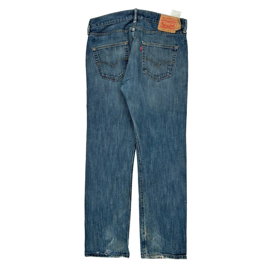 501 Levis Jeans - 33W 31L Blue Denim