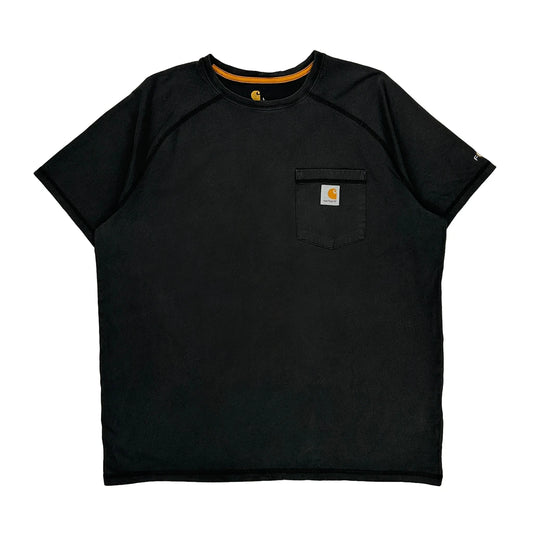Relaxed Fit Carhartt T-Shirt - Large Black Cotton