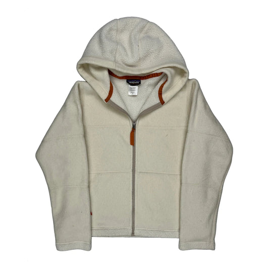 Vintage Made In USA Synchilla Patagonia Fleece - Medium Cream Polyester