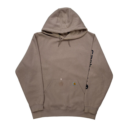 Loose Fit Carhartt Hoodie - XL Brown Cotton
